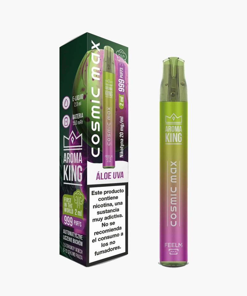 Aroma King Cosmic 999 puff Bar - Aloe grape - 20mg