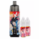 JNR Fighter Fuel X Shisha Plus Kit 28k 2x10ml 20mg  - Color: Bubble Seiryuto, Flavor: Blueberry Bubble