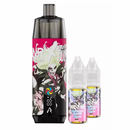 JNR Fighter Fuel X Shisha Plus Kit 28k 2x10ml 20mg  - Color: Lady Sabaki, Flavor: Iced Watermelon