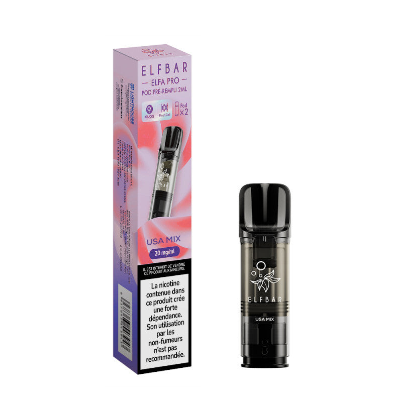 ElfBar 2 Pods ELFA Pro Pack 2ml 20mg - Usa Mix