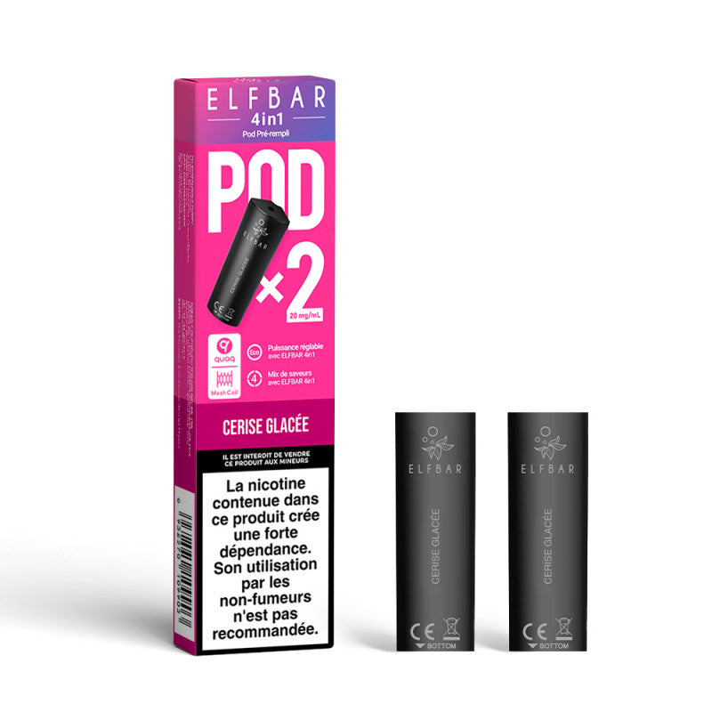 Elfbar 4in1 Pods - Cherry Ice - 2Pcs - 20mg