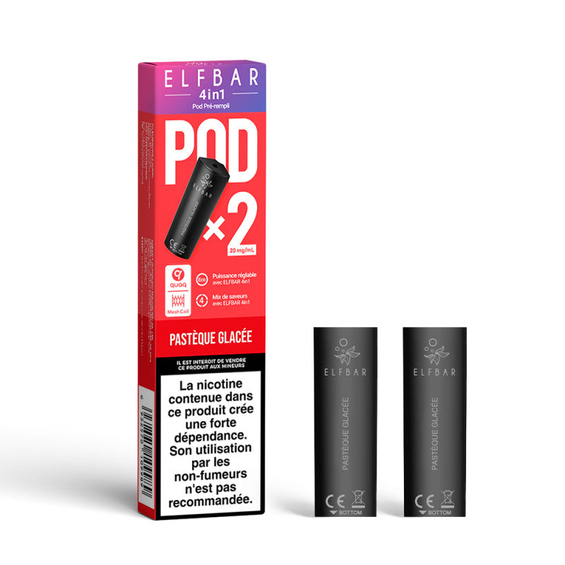Elfbar 4in1 Pods - Watermelon Ice Gobar - 2Pcs - 20mg