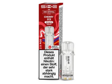 SKE Crystal Plus Prefilled Pods - Cherry Ice