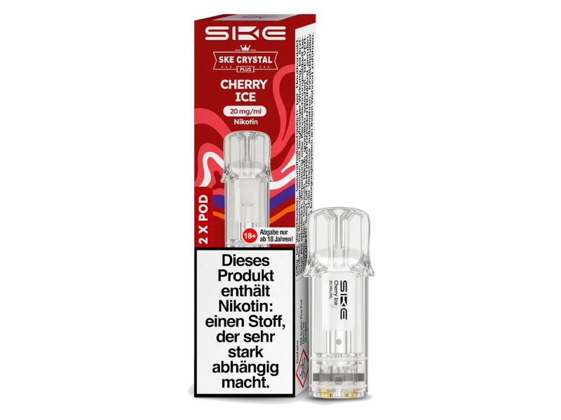 SKE Crystal Plus Prefilled Pods - Cherry Ice