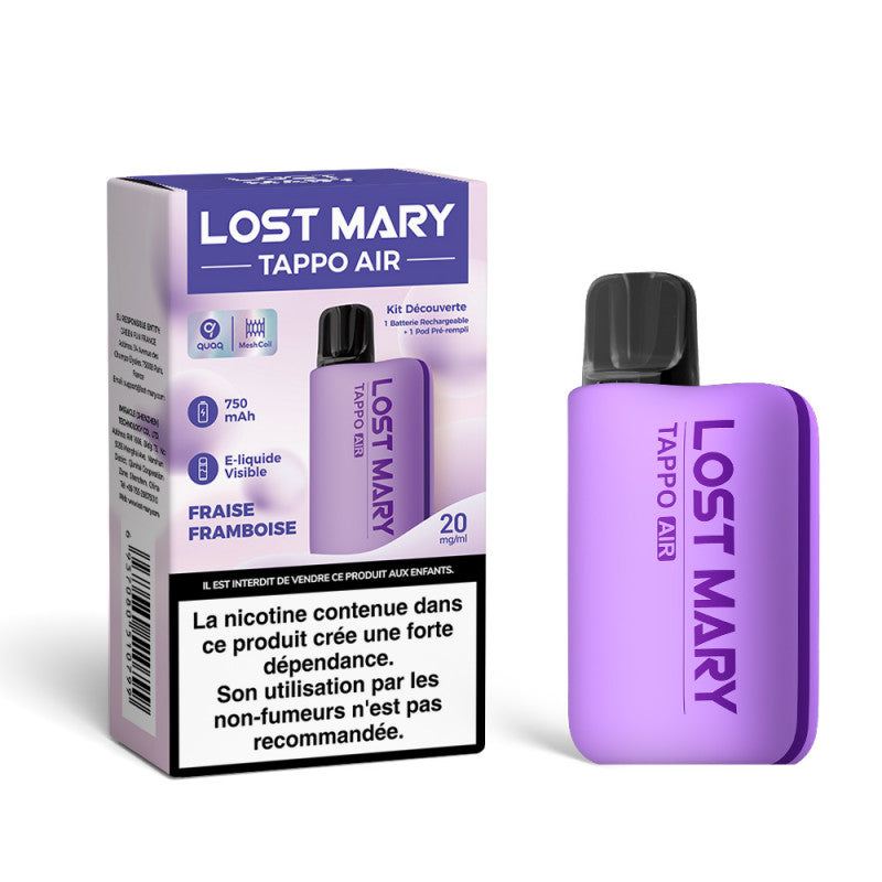 Lost Mary Starter Kit Tappo Air 20mg - Purple / Strawberry Raspberry