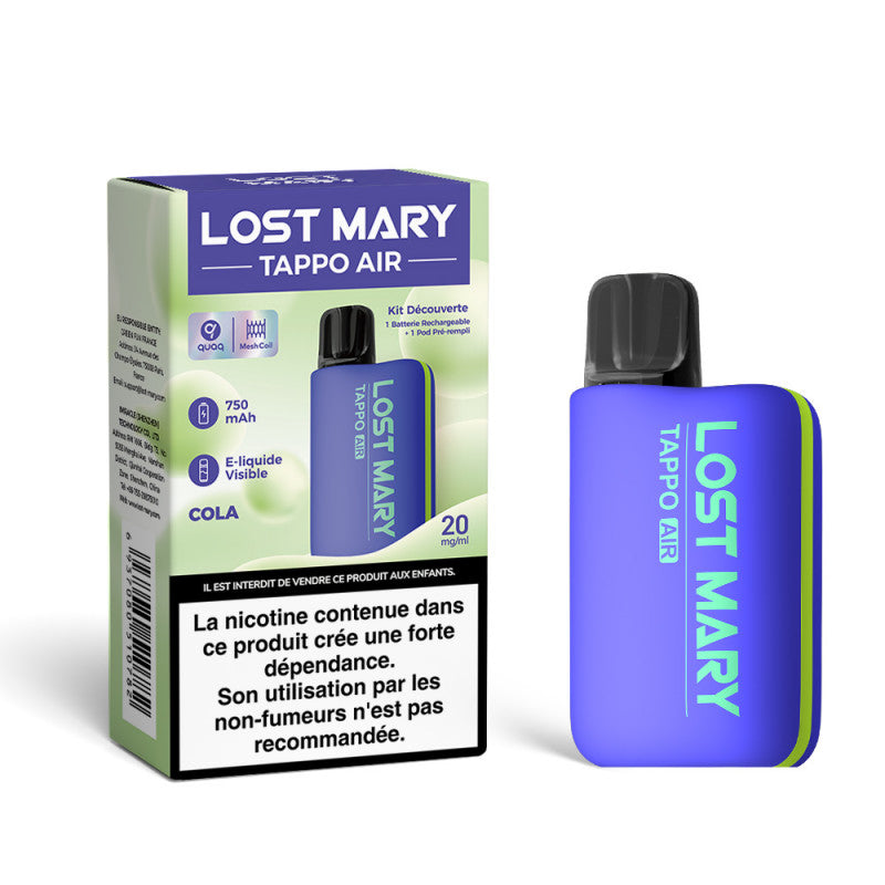 Lost Mary Starter Kit Tappo Air 20mg - Ocean Blue / Cola